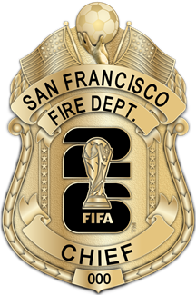 San Francisco Fire Department - The Iconic - 4 Panel Gold