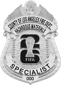 Los Angeles County Fire Department - Hazardous Materials - The Iconic - 4 Panel Silver
