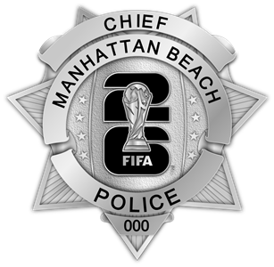 Manhattan Beach Police Department - The Winger - Silver