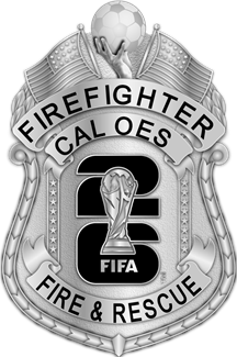 CAL OES Fire and Rescue - The Iconic - 3 Panel Silver