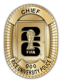 Rice University Police Department - The Pitch - 3 Panel - Gold