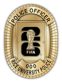 Rice University Police Department - The Pitch - 3 Panel - Gold