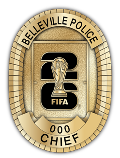 Belleville Police Department - The Pitch - 3 Panel - Gold