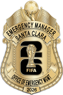 Santa Clara Fire Department - The Iconic - 4 Panel - Gold