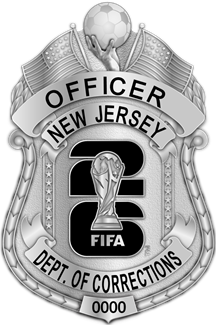 NJ Dept. of Corrections -  The Iconic - 4 Panel Silver
