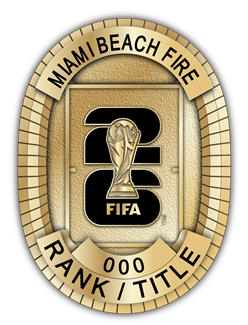 Miami Beach Fire Dept. - The Pitch - 3 Panel - Gold