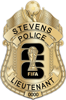Stevens Police Dept. -  The Iconic - 4 Panel Gold