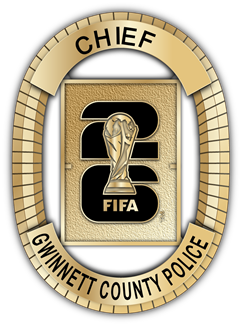 Gwinnett County Police Dept. - The Pitch - Pierced Gold