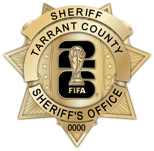 Tarrant County Sheriff's Office - The Winger - Small Gold
