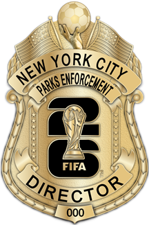 Parks Enforcement - New York City - The Iconic - 4 Panel Gold