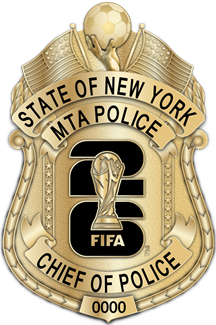 MTA Police Dept. -  The Iconic - 4 Panel Gold