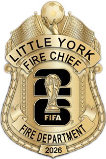 Little York Fire Dept. - The Iconic - 4 Panel Gold