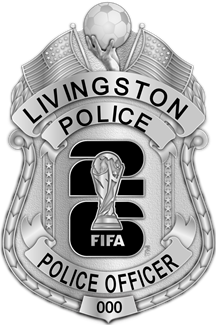 Livingston Police Dept. - The Iconic - 4 Panel Silver