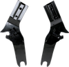 Cycle Visions Black Detachable Sissy Bar Side Plates 09-13 Harley Touring FLHX