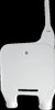 UFO KT03004-047 FRT #PLATE FOR KTM 89-92 WHT