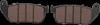 LYNDALL RACING BRAKES LLC 7233-Z+ BRAKE PAD Z+ FT 04-13XL