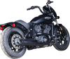 S&S Cycle 4111-266-R 2-into-1 Grand National Exhaust System - Black - Race Only