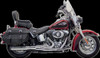 Bassani Chrome Road Rage B1 Power 2-1 Exhaust for 86-17 Harley Softail FLST