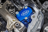 S&S Cycle 900-1186 Billet Head Breather Kit - Anodized Blue - M8