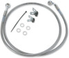 Drag Specialties 1741-2656 Brake Line Front +6" fits 99-07 FXST