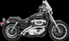 Bassani Chrome Scalloped Radial Sweeper Exhaust for 86-03 Harley Sportster XLH