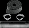 Vance & Hines Black 25' Fiberglass Motorcycle Header Wrap Kit Harley Davidson