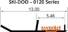 WOODY'S RUS-0120 WEARBAR STD FOR SKI DOO