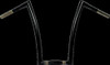 TODD'S CYCLE 0601-2804 HANDLEBAR 17"SPR THICK BK