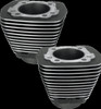 S&S CYCLE 91-7710 CYLINDERS 3-1/2"EVO BLK