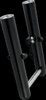 Arlen Ness Hot Legs Black Dual Disk Lowers Axle Set 08-13 Harley Touring