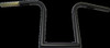 LA CHOPPERS LA-7381-10M HANDLEBAR BRBN APE 10 FB