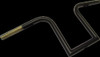 LA CHOPPERS LA-7381-10M HANDLEBAR BRBN APE 10 FB
