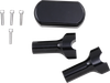 LA CHOPPERS LA-7442-04B RISERS W/SOLID TOP 4" BK