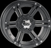 ITP SS ALLOY SS212 Matte Black Wheel with Machined Finish 14x6" / 4x137mm