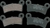 DRAG SPECIALTIES 1720-0219 ORGANIC BRAKE PAD REAR SET FOR 09-13 HARLEY TRIKE