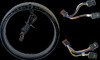 Custom Dynamics ProBeam Sequential Turn Signal Black Ring Trim Harley FL 14-20