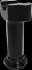 LA CHOPPERS LA-7413-00B BUNG RISER DECO 1" BLK