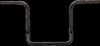 BURLY BRAND B12-2002B HNDLEBAR BAGGER 15 TBW BK