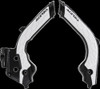 19 For Husqvarna FC450HQ: Acerbis X-Grip Frame Guard (Black/White)