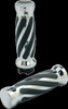 PRO-ONE PERF.MFG. 490011 GRIP TWISTED RUB CHR TBW