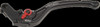 CRG 2AN-662-T-B LEVER CLUTCH RC2 BLACK