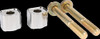THRASHIN SUPPLY CO. TSC-9801-3 SPACER RISER 1" CHR