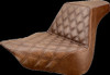 Saddlemen 818-27-172BR LS Step-Up Seat - Brown Diamond