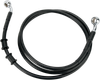 Drag Specialties 1741-2898 Brake Line Front Black +8" for FXDB '08-'17