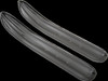 SNO STUFF 501-200 SKI SKINS BLACK FOR POLARIS