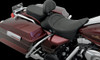 Leather Narrow  Stitch Rear Passenger Seat Pillion Pad for 97-07 Harley Touring