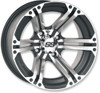 ITP SS ALLOY SS212 Black Wheel with Machined Finish (12x7"/4x156mm)