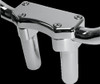 DRAG SPECIALTIES 0602-0588 RISER BUFF W/CLAMP 4" CHR