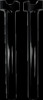 DRAG SPECIALTIES 0602-0519 RISERS BUFFALO 12" BLK
