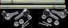 MOOSE RACING HARD-PARTS 0430-0721 TIE ROD UPGRADE KIT